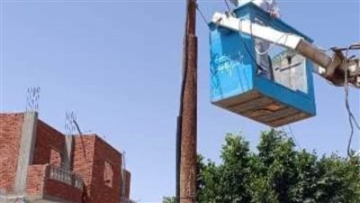 فصل المرافق العامة عن 7 منازل للمتعدين على أملاك الدولة بالشرقية 