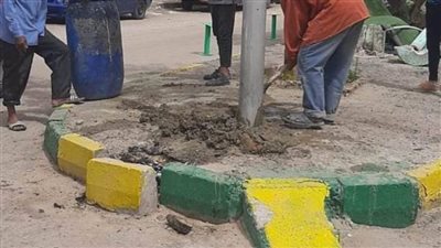 استكمال أعمال خطة الإنارة في نطاق حي ثالث الإسماعيلية