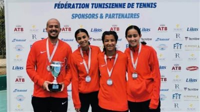 3 فضيات وبرونزية لفراعنة التنس في بطولة شمال إفريقيا