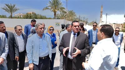 محافظ البحيرة يتفقد مسار العائلة المقدسة بوادي النطرون