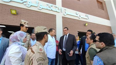محافظ البحيرة يتفقد المشروعات الجارية بقرية كفر داود ضمن المبادرة الرئاسية 