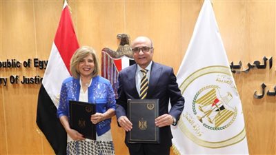 بروتوكول تعاون بين وزارة العدل والمجلس القومي لحقوق الإنسان