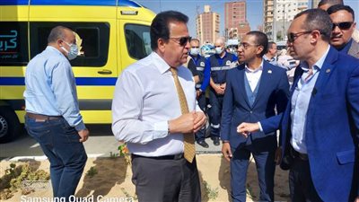 القائم بأعمال وزير الصحة يدشن أول 7 نقاط للإسعاف بمبادرة «حياة كريمة» بالدقهلية