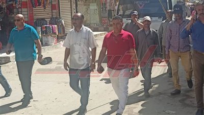 رفع الباعة الجائلين من شوارع عاصمة كفر الشيخ