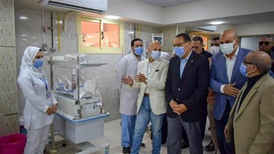 أفتتاح أعمال تطوير قسم الحضانات بمستشفي القنايات 