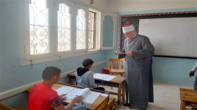 اختتام امتحانات النقل الابتدائي والإعدادي الأزهري بمعاهد شمال سيناء الأزهرية