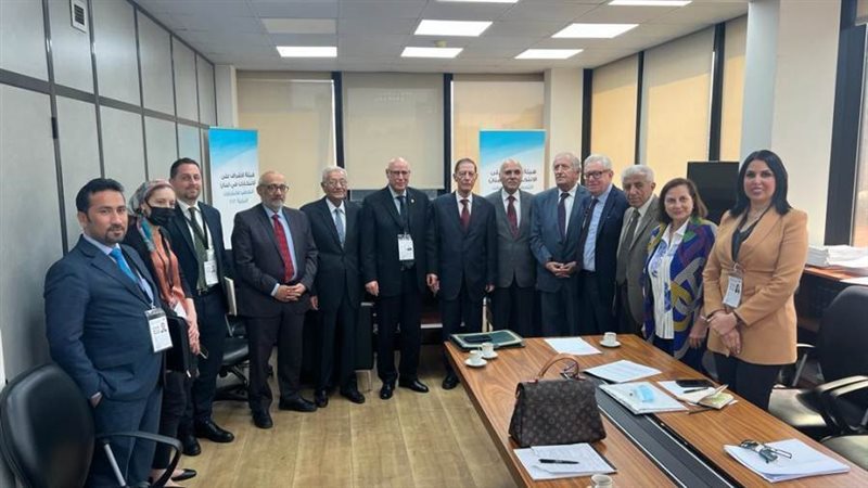 صورة لوفد جامعة الدول