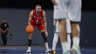 عمر عزب لاعب سلة الأهلي: نسعى لحسم لقب دوري السوبر