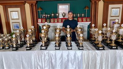 أحمد عمران يزيل الستار عن كؤوس بطولة أفريقيا للرماية على الأطباق المروحية المفتوحة 2022