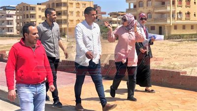 إنشاء مشايات وخدمات تجارية بمصيف بلطيم