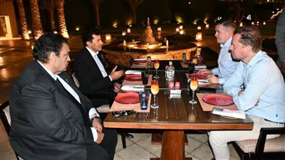 وزير الرياضة يلتقى رئيس الوكالة الدولية لمكافحة المنشطات بعد وصوله القاهرة 