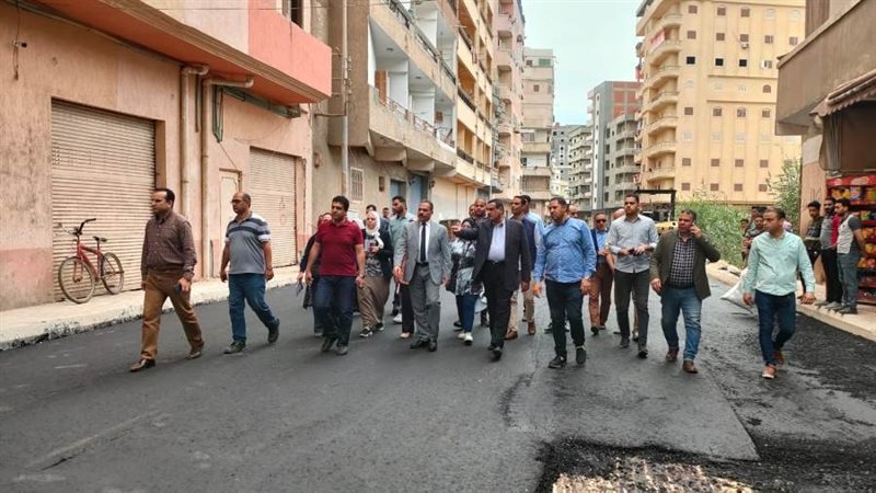 محافظ البحيرة يتفقد