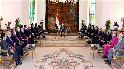 السيسي: المواطنة والحقوق المتساوية لجميع المواطنين قيم ثابتة لنهج الدولة المصرية