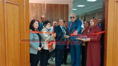 افتتاح معرض الفن التشكيلي لطلاب التربية النوعية بجامعة كفر الشيخ