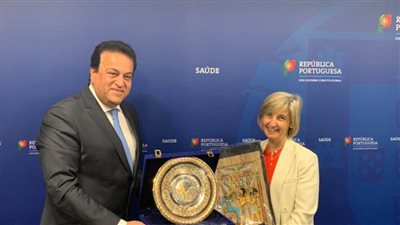 القائم بأعمال وزير الصحة يبحث مع نظيرته البرتغالية التعاون في الطوارئ الصحية وتدريب الفرق