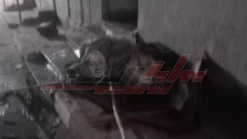 جانب من الحريق