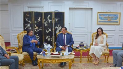 محافظ البحيرة يستقبل قنصل عام ليبيا وعميد السلك القنصلى بالإسكندرية