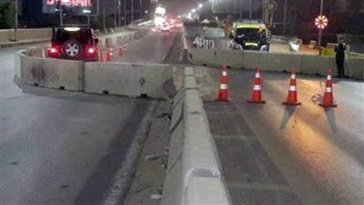 خدمات مرورية مكثفة..لتنفيذ أعمال رفع الكمرات المعدنية الخاصة بكوبري سيارات شارع السكة البيضاء