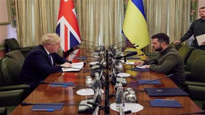 زيلينسكي وجونسون يتفقان على تكثيف العمل مع الحلفاء