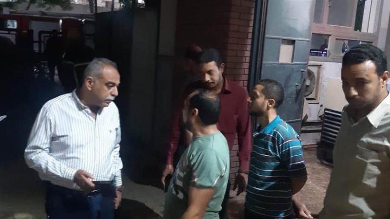 جانب من الحريق