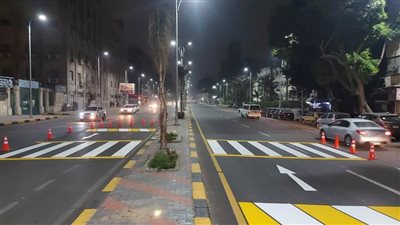 الجيزة تنتهي من أعمال التطوير الشامل لشارع التحرير 