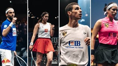 هيمنة مصرية على نهائي بطولة العالم للإسكواش بالقاهرة