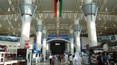 توقف حركة الملاحة الجوية بمطار الكويت الدولي بسبب سوء الطقس