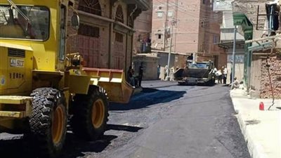 بدء أعمال رصف شوارع 7 مناطق بدمياط ضمن تطوير المناطق غير المخططة