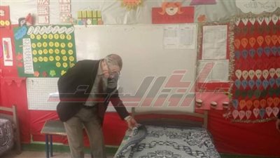 وكيل تعليم كفر الشيخ يتفقد استراحات المراقبين والملاحظين بالدبلومات الفنية