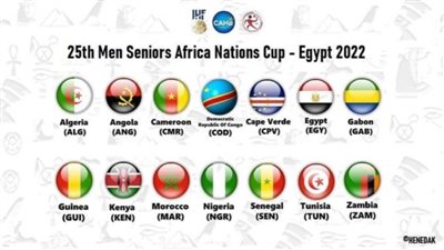 الإفريقي لليد يعلن أسماء المنتخبات المشاركة بكأس الأمم مصر 2022