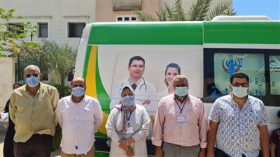 الكشف على ١٤٢٦ مواطنًا في قافلة طبية مجانية بقرية خربتا بالبحيرة
