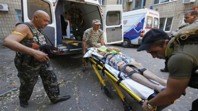 جرحى حرب أوكرانيين