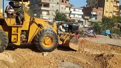 رفع كفاءة الطرق بقرى الحامول في كفر الشيخ