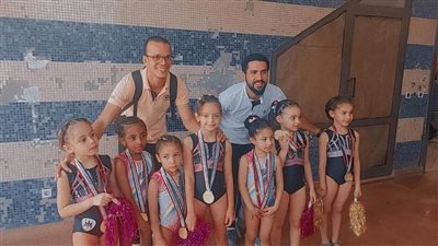 أكاديمية الأبطال تقتنص 8 ذهبيات للجمباز في كأس مصر   