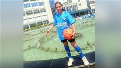 جنى محسن موهبة كرة السلة الصاعدة لاعبة نادي البطل الأولمبي بالمعادي