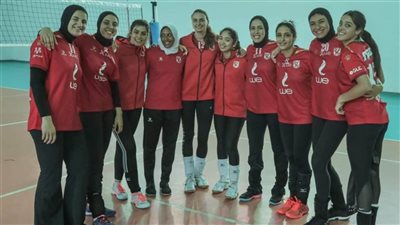 طائرة سيدات الأهلي يكتفين بالمران المسائي استعدادا لمواجهة قرطاج التونسي