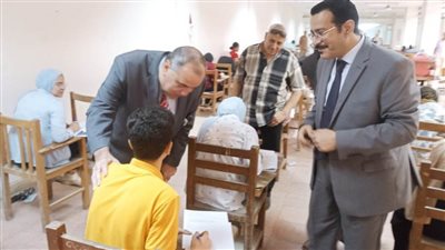 امتحانات جامعة حلوان تحت رعاية رئيس الجامعة