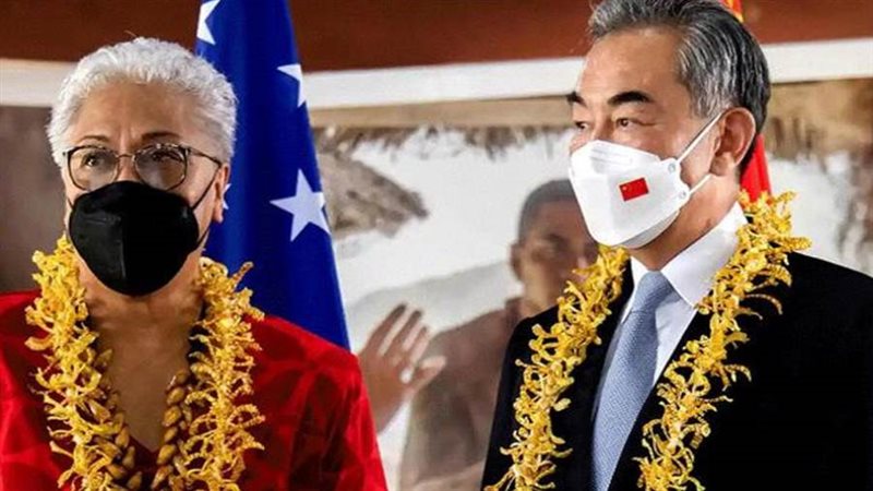 الصين وساموا