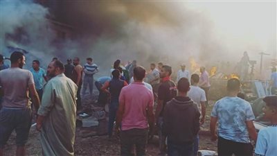 السيطرة على حريق بمخزن خردة بقليوب