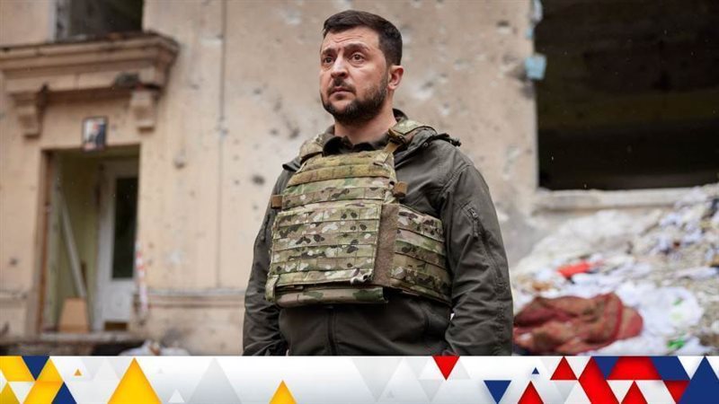 زيلينسكي على الجبهة