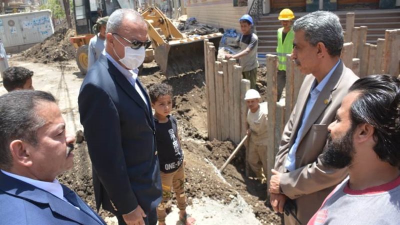 جانب من تفقد المشروعات