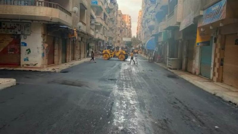 رصف الشوارع بالاسكندريه