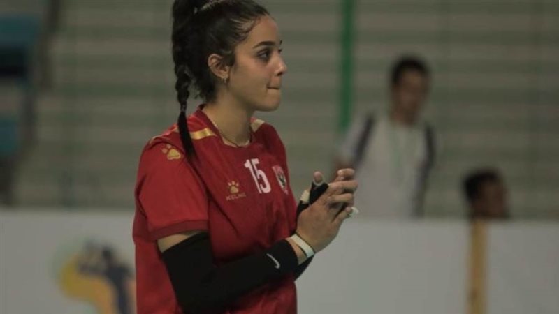 زينة إبراهيم لاعبة