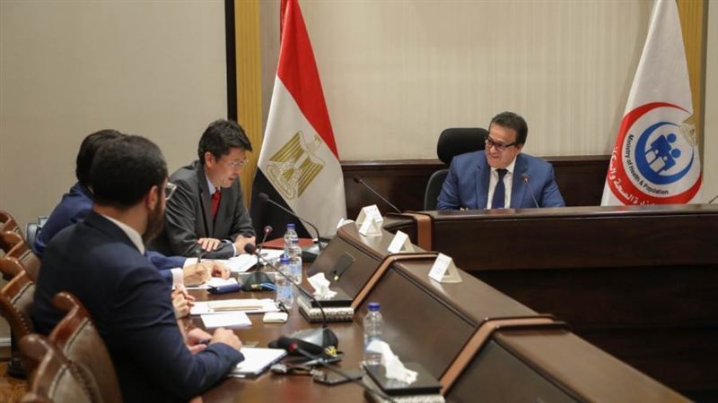 لقاء وزير الصحة والجايكا