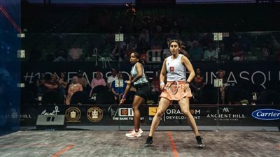 نتائج مباريات الربع النهائي للنسخة العاشرة لبطولة الجونة الدولية للإسكواش البلاتينية