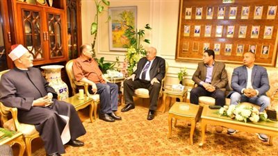 محافظ أسيوط يستقبل رئيس الاتحاد المصري ونائب رئيس الاتحاد الدولي لكمال الأجسام 