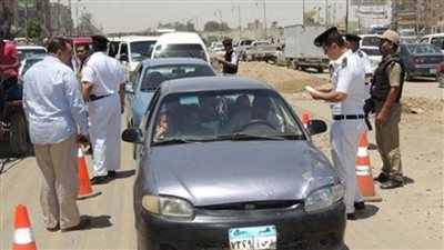 تحرير 3012 مخالفة عدم تركيب الملصق الإلكتروني ورفع 66 سيارة ودراجة متهالكة خلال 24 ساعة