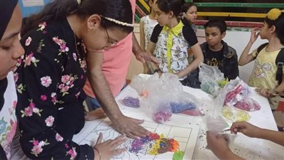 ورشة فنون تشكيلية بعنوان 