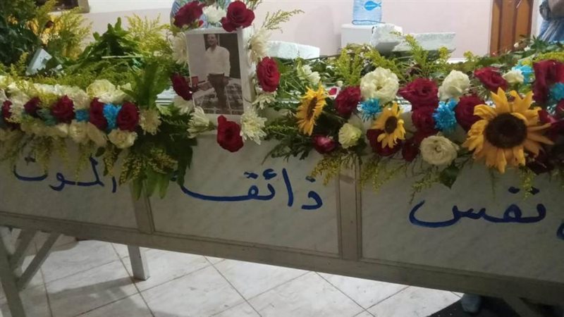 نعش أحد المتوفيين