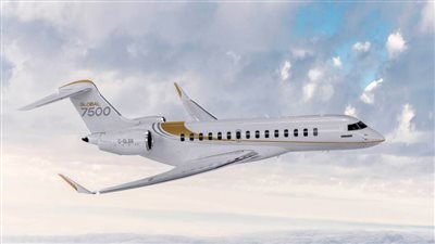 طائرة خاصة تحلق 